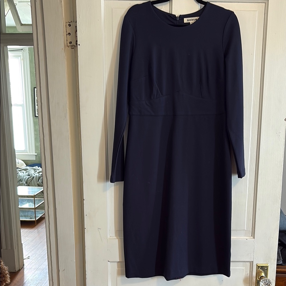 Elegant Navy Blue Dress